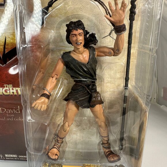 NIB THE MIGHTY TOYS The Mighty David from David and Goliath htf RARE - Picture 3 of 12